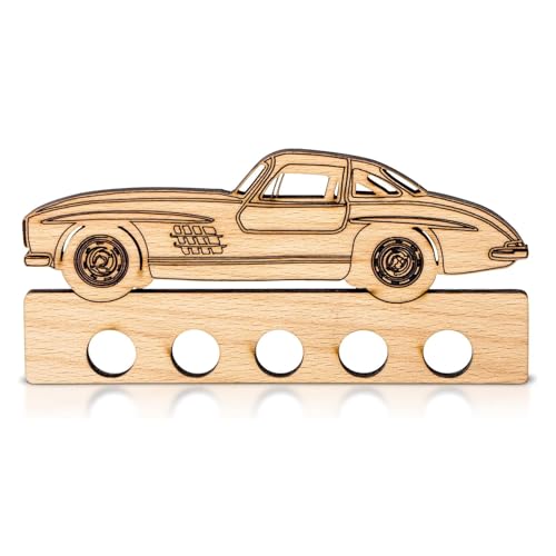 Buaak Coche de madera, coche deportivo, hucha para coche, licencia de conducir, regalo creativo, regalo de dinero, cumpleaños, boda, regalo de dinero, Navidad, regalos para amigos, familia, amantes