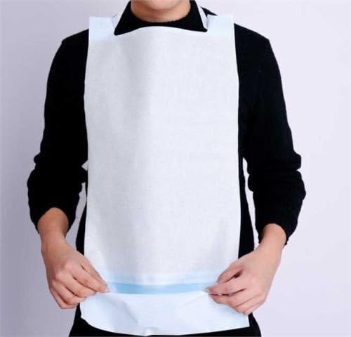 Disposable Adult BIB with Pocket, (Pk 125) with Caresupermarket Pen