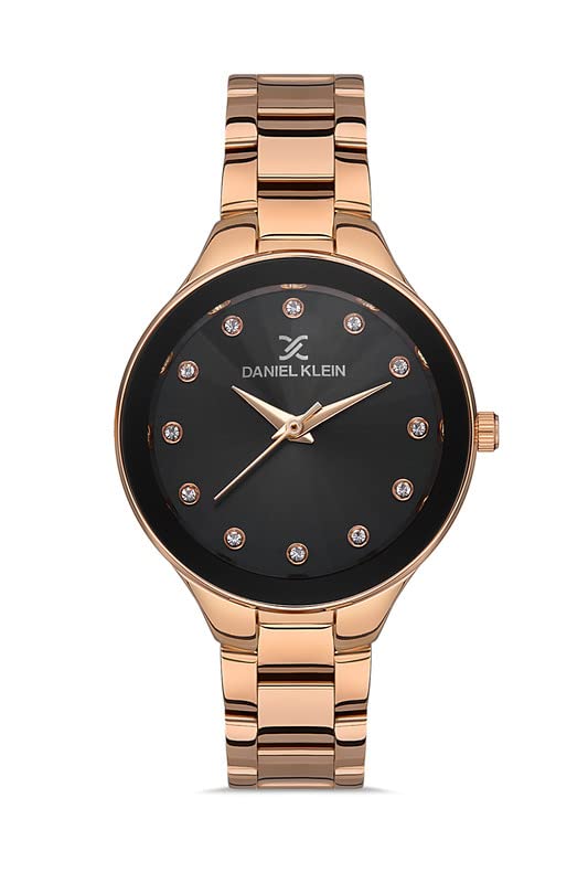 Daniel Klein Premium Women Gun Black - Matt Dial with Real Index Analogue Watch - DK.1.13393-6 (B0BZKKD7JQ) Amazon Price History, Amazon Price Tracker