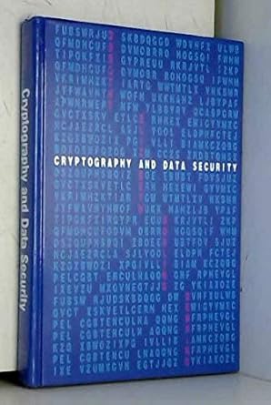 Cryptography and Data Security