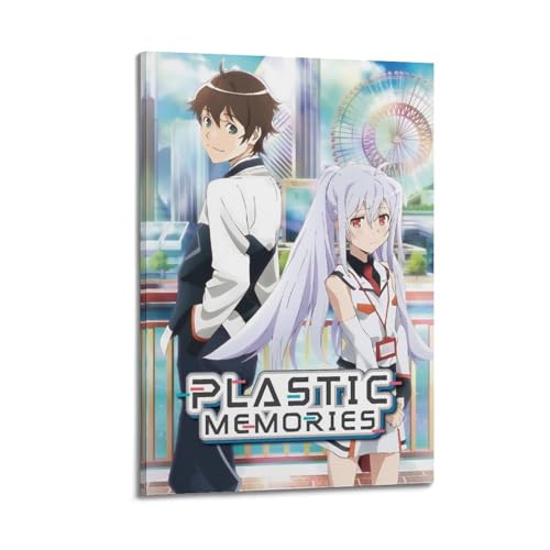 Póster decorativo de plástico de anime, 1 póster de pared e impresión artística moderna para decoración de dormitorio familiar, 50 x 75 cm