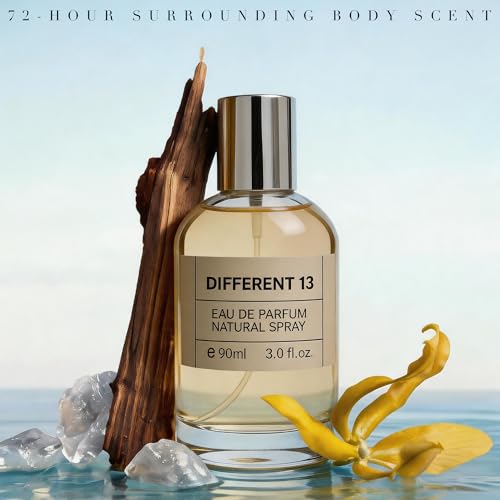 Image of AFLUXE Different 13 Eau de Parfum for Men, Long Lasting Premium Woody Musk Cologne, Sophisticated Mens Fragrance, 3.3 fl oz (100 ml)