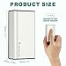 PATIKIL 4 Pack Magnetic Dry Erase Eraser, 2x3.7in Aluminum Magnetic Whiteboard Eraser Metal for White Board Glass Calendar Board Fridge Refrigerator Office Supplies, Small, 50x93mm