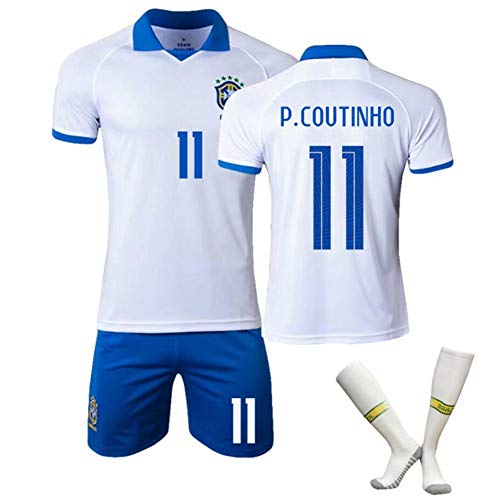 FEENGG El fútbol Adulto del niño de la Camiseta y Pantalones Cortos...