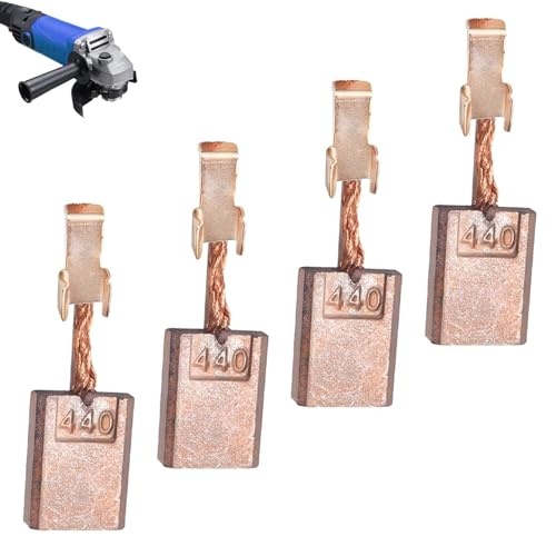 4 Pièces Charbon CB 440 pour Perceuse Visseuse,Balais de Charbon en Cuivre pour CB440, Charbon Visseuse DDF456, Balais de Charbon,Balais de Charbon 18 V/14,4 V pour...