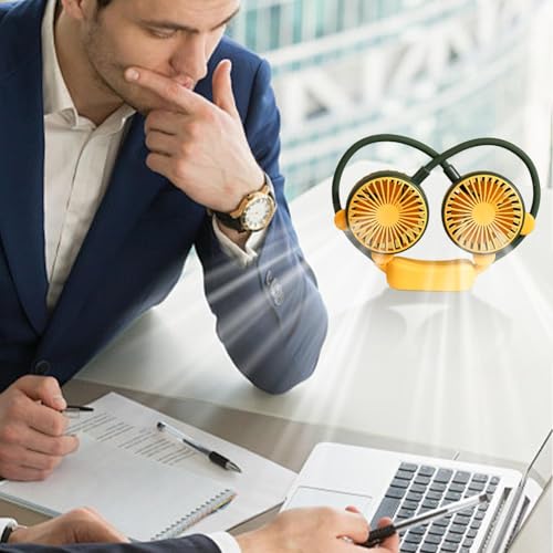 Ventilador de resfriamento vestível, ventilador portátil de pescoço | ventilador de pescoço pendurad