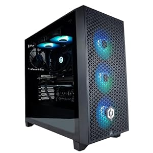 CYBERPOWERPC Luxe Gaming PC – Intel Core i9-12900KF, Nvidia RTX 4070 Ti 12GB, 32GB RAM, 1TB NVMe SSD, 750W 80+ PSU, Wi-Fi, Water Cooling, Windows 11, PC-008 Air RGB