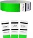 Goldistock Original Series - 3/4" Tyvek Wristbands Vibrant Neon Green 200 Count - Event Identification Bands (Paper - Like Texture)