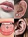 Vsnnsns 16G Piercing Balls 316L Surgical Steel Externally Threaded Replacement Balls for Septum, Lip, Eyebrow Rings - 3MM Silver 16 Gauge
