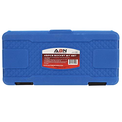 Abn Master Combination Torx Bit Socket Set - 45Pc Sae And Metric Hex Socket Set Screwdriver Bit Set For Home And Auto #TOP6