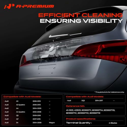 A-Premium Rear Windshield Wiper Motor Compatible with Audi A3 by A-Premium - Image 2