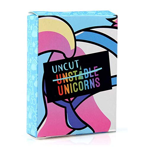 BDWN Il Super Gioco Uncut Unicorns Expansion Pack Unstable Unicorns Pacchetto di espansione Giochi di Carte strategici per Adulti e Adolescenti e Giochi da Tavolo per Feste novità Giocattoli