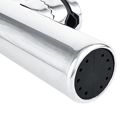 Support canne à pêche en acier inoxydable poli pour finition miroir