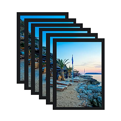 RonFin Lot de photo magnétiques noirs pour photos Pochettes pour réfrigérateur et surfaces métalliques collage photo (C) Cover