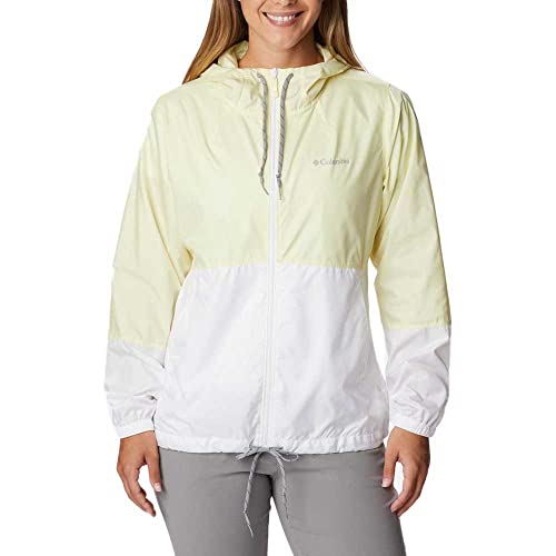 Columbia Cortavientos Flash Forward, Endive/White, XS para Mujer