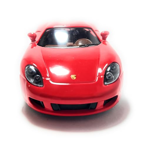 KiNSMART - Porsche Carrera GT Red 5" 1:36 Scale Die Cast Metal Model Toy Super Sports Car