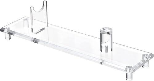 Soporte de exhibición de cuchillos de acrílico, cabina rústica para el hogar, negro, colección de cuchillos de hoja fija, soporte de espada