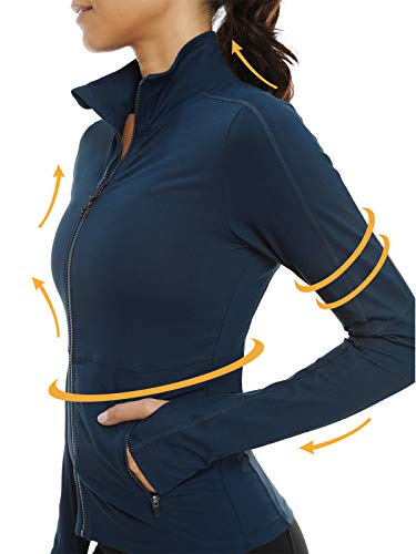 VUTRU Women's Workout Yoga Jacket Full Zip Running Athletic Track Jacket2