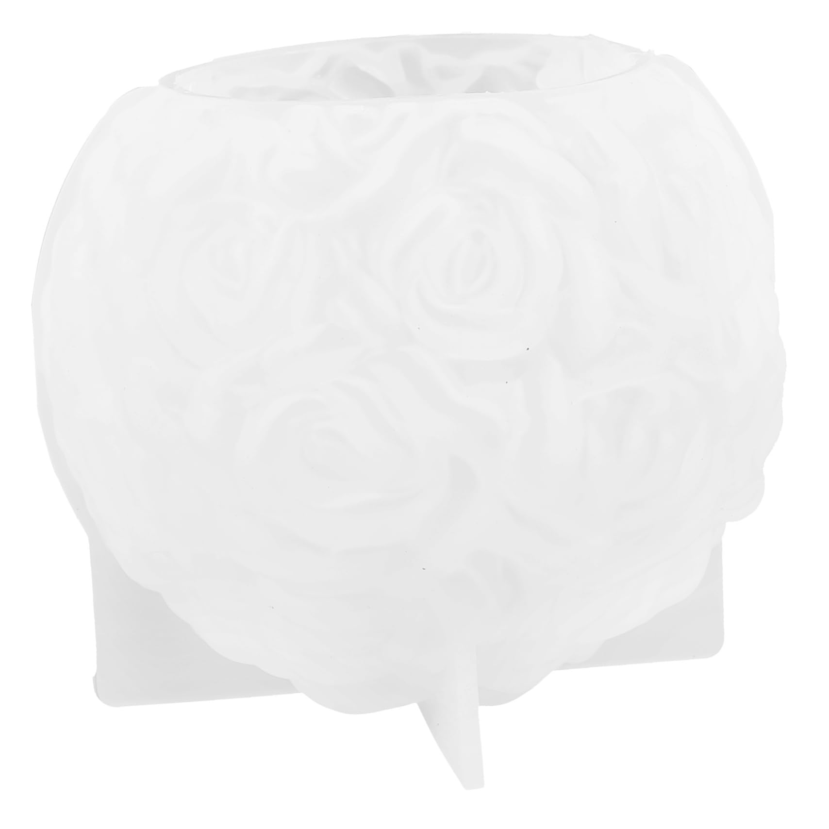Tofficu 5 Piezas molde de silicona decoraciones molde de cera de flores cubo decoração casa decoración casa molde de fundición de jabón creativo moldes de silicona para jabon gel de sílice