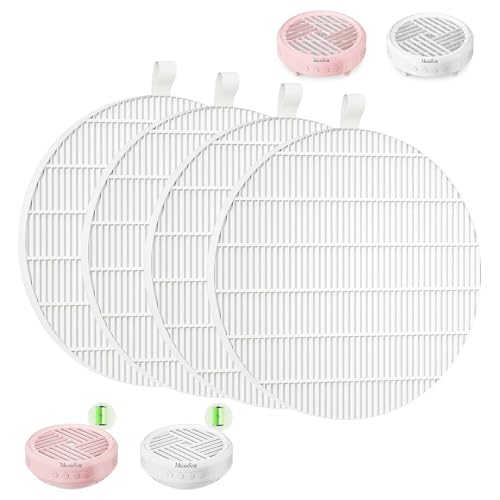 Image of MelodySusie SProR Nail Dust Collector Replacement Filter,4 Pack Reusable Dust Filter for MelodySusie SProR Nail Dust Vacuum Fan Collector Extractor Electric Dust Suction Machine
