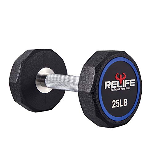 Rebuild Your Life with RELIFE Decagon Heavy Weights Barbell with Metal Handles