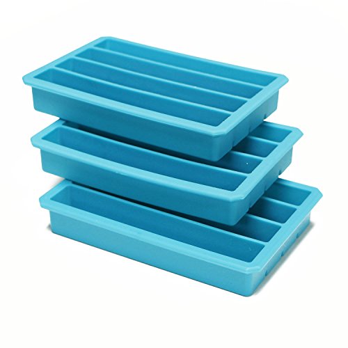 Webake 3 Pack Silicone Ice Cube Trays for Water Bottles Ice Cube Mold