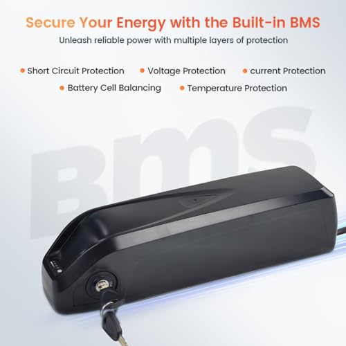 Image of 48V Ebike Battery for Rad Power Bike Battery 48 Volt 14000mAh Lithium Ion Replacement Fit for RadWagon RadPower E-Bike External Hailong 14Ah Electric Bike Batteries Pack