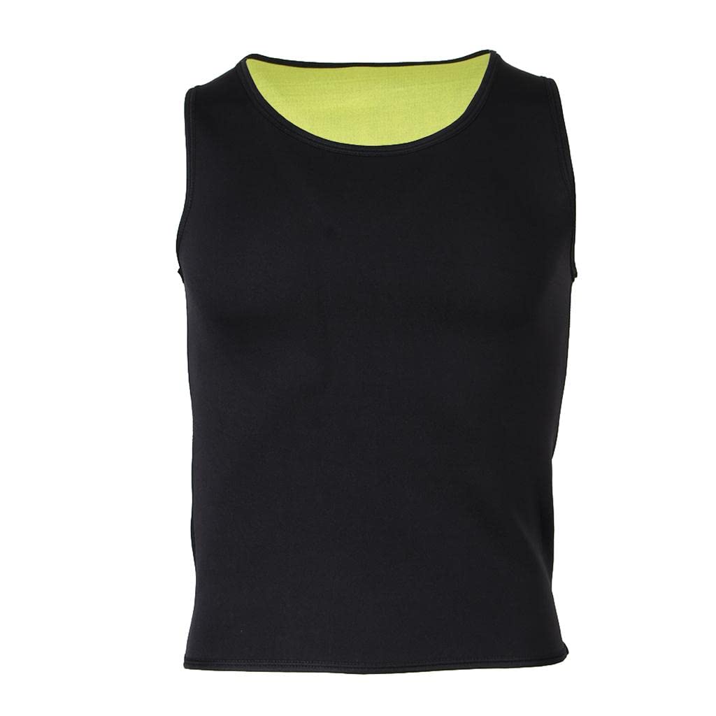 CALANDIS™ Men Sauna Sweat Vest Weightloss Shapewear Neoprene Tank Top M Black Yellow | Shapewear | Intimates & Sleep | Womens Clothing-image-7