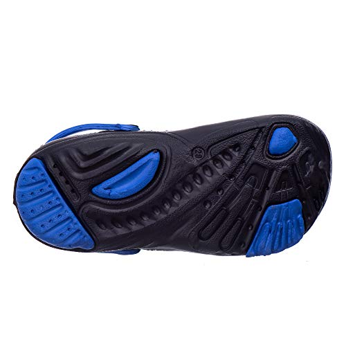 BABUCHE INFANTIL SANDÁLIA MASCULINA CARRO C011/020 - AS165 Cor:Preto/Royal;Tamanho:30