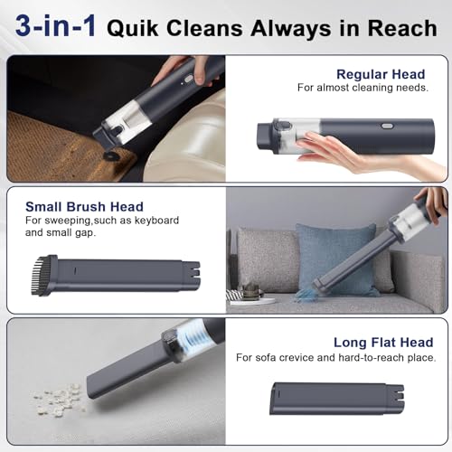 Pet Hair Vacuum Cleaner - Cordless & Versatile Home & Car