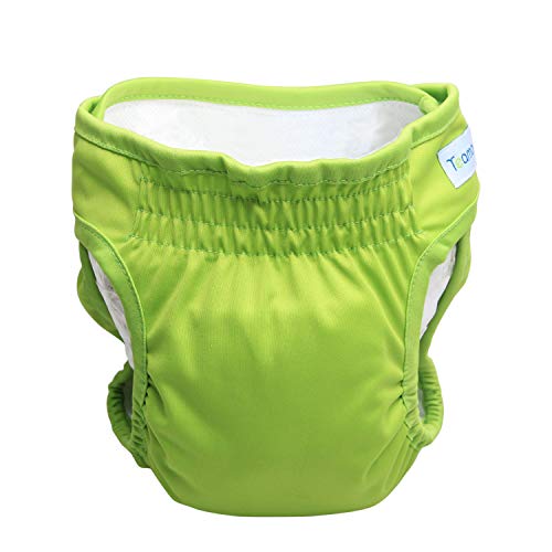 Teamoy 4Pcs Washable Female Dog Diapers, Reusable Doggie Diaper Wraps For Female Dogs, Super-Absorbent And Comfortable, Xs #TOP7