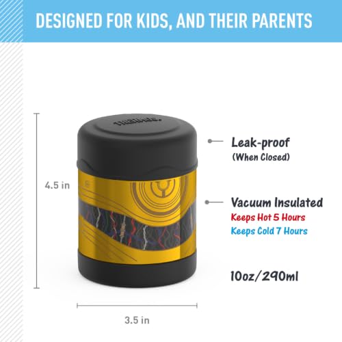 Image of THERMOS FUNTAINER Kids Food Jar, 10oz, C-3PO