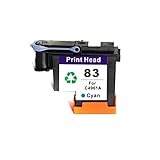 BIOWEN Print Head Compatible Compatible with H P 83 Printhead Designjet 5000 5500 Compatible with H P83 Printhead C4960A C4961A C4962A C4963A C4964A C4965A (Color : Cyan, Size : 1)