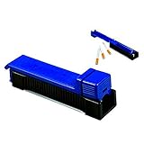 HANDHABUNG: Stopfen Sie mit dem Zigarettenfertiger 20 Zigaretten in nur 5 Minuten. Einfach den Tabak in die Maschine, eine Hülse einlegen und dann den Deckel schließen und zurückziehen.