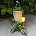WNXURT Frog Solar Lights Outdoor Garden Mini Frog Figurines Decor for Patio Yard Lawn Ornament Solar Garden Miniature Frog Decor Gift for Women Mother's Day Birthday Housewarming Gifts