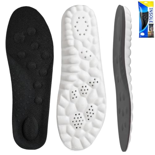 2026 New Upgraded Steppers Insoles for Men and Women, Cloud Memory Foam Super Soft, Relieve Foot Pain, Day-Long Comfort, Anti-Fatigue & Shock Absorption