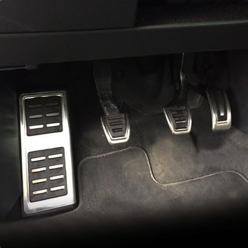 Pédales de voiture en finition acier brossé pour sublimer l'intérieur de la VW Passat B8 - 5