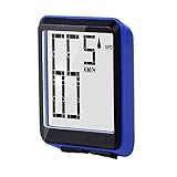 SIWEI Fahrrad-Tachometer, kabellos, beleuchtet, große Zeichen-Code-Tabelle und Bildschirm, wasserdicht, Mountainbike-Kilometerzähler., WD0K9556131315HMCPHH, blau