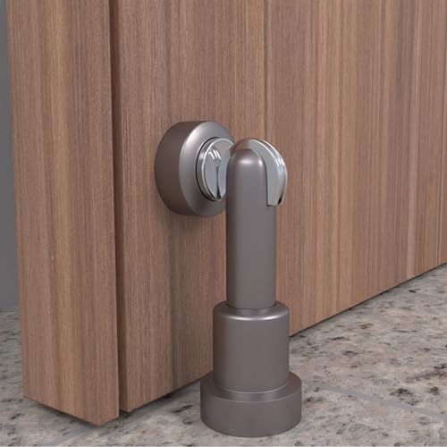 Image of Boniry Premium Magnetic Door Stopper | Durable, Stylish & Rustproof | Protects Doors | Strong Hold, Easy Installation, Perfect for Home & Office Use (4, Matt)