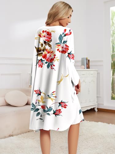 Image of CRIPOM Plus Size Moo Moos for Women Oversized Sleep Shirts for Women Oversized Nightgown with Pocket Fit S-5XL
