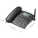 Bisofice DDK995+ Dual-SIM Festnetztelefon, unterstützt GSM850/900/1800/1900 MHz, 2G-Signal, Schwarz, 2 Zoll LCD-Display, 24 Stunden Sprechzeit, für Senioren, Zuhause, Büro, Hotel