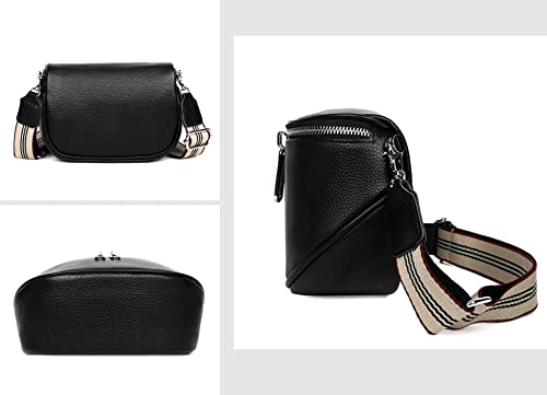 Crossbody Bags For Women Genuine Leather Bag Adjustable Shoulder Bag Handbags Tote Stylish Hobo Purses Satchel 2023 #TOP2