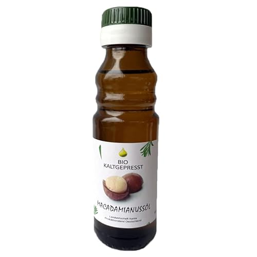 Lev-Natur Macadamia Öl BIO kaltgepresst COSMOS und KOSHER zertifiziert 100ml Cover
