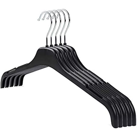 The Hanger Store 20 Non-Slip Plastic Coat Hangers for Tops & Shirts, 41cm Cover