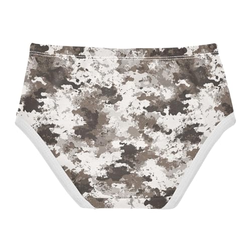Girls Underwear Soft Cotton Camouflage Kids Panties in Sizes 2/3t, 4t, 5t, 6 and 82