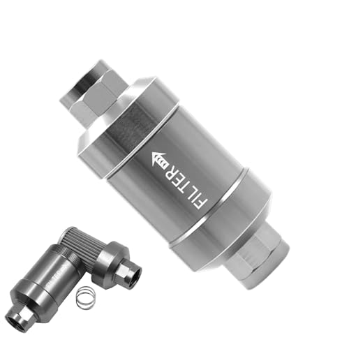 Filtro de de aleación, adaptador de repuesto para mantenimiento, carcasa de acero con diseño sellado, accesorio compacto de bomba de vacío, equipo de rutina de laboratorio, suministro de