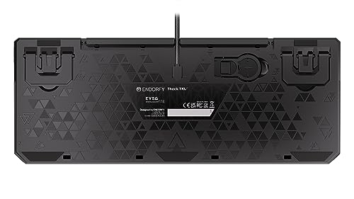 Thock TKL IT Red, switch Kailh Red, TKL 80%, switch meccanici, layout Italiano, keycaps in ABS, EY5G004 - Tastiera gaming - Immagine 3