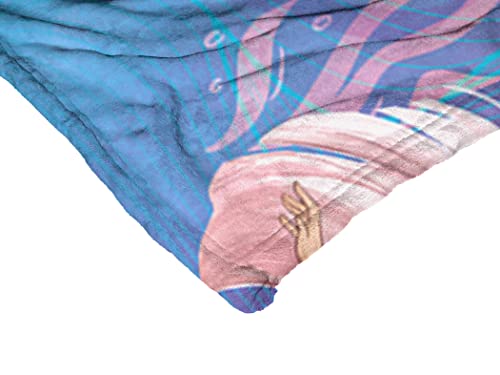 Northwest Little Mermaid/Ariel Silk Touch Throw Blanket, 50" x 60", Daughters Triton - Image 4