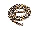 Qiwan 45PCS 8mm Natural Yellow Tiger Eye Gemtone Jewellery String, Round Loose Beads for DIY Jewelry Making, 1 String/15 Inches