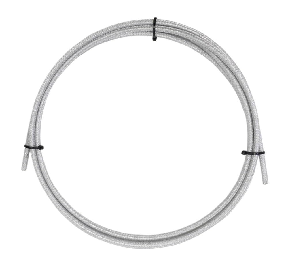 Bicycle Brake line, Bike Brake Shift Cable 3.0m Slick Lube Braided 5mm Multicolor for Road Mountain Bicycle(Shift Silver)